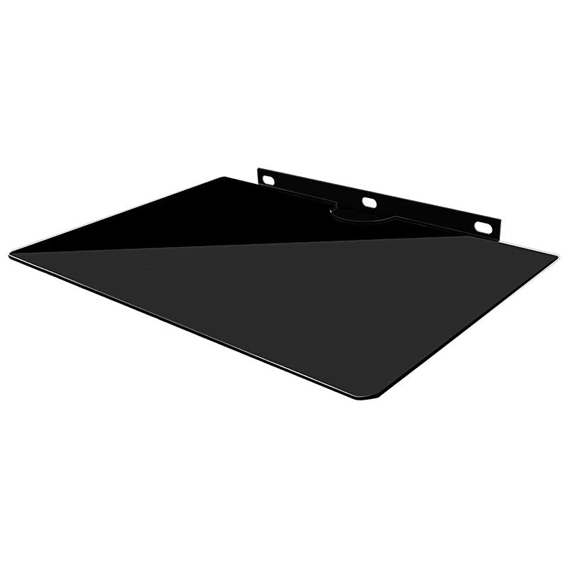 Support mural en verre transparent, étagère murale pour appareils et objets