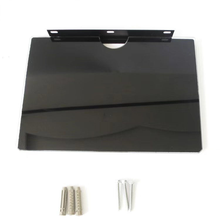 Support mural en verre transparent, étagère murale pour appareils et objets